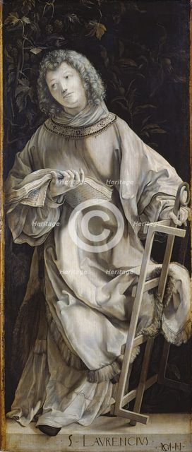 Saint Lawrence, c1509-1510. Creator: Matthias Gruenewald.