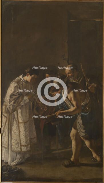 Saint Lawrence Distributing Alms , 1625-1626. Creator: Serodine; Giovanni (1594/1600-1630).