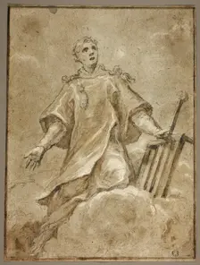 Saint Lawrence in Glory, n.d. Creator: Sigismondo Caula
