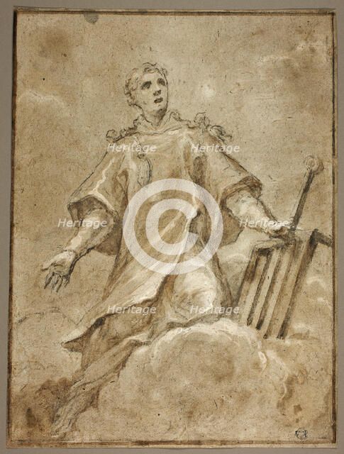 Saint Lawrence in Glory, n.d. Creator: Sigismondo Caula.