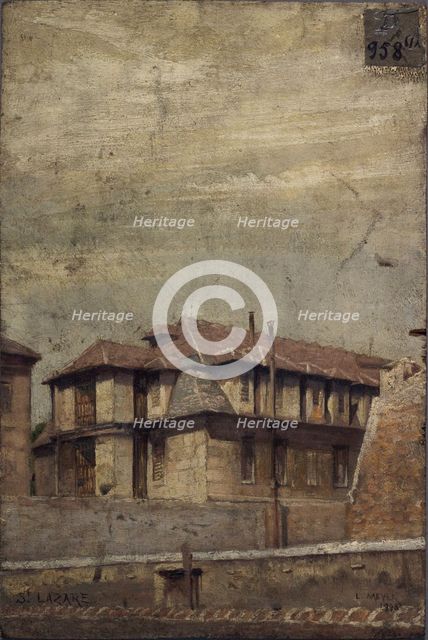 Saint-Lazare prison, 1908. Creator: Lazar Meyer.