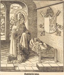 Saint Leo (Pope Leo IX), 1516/1518. Creator: Leonhard Beck