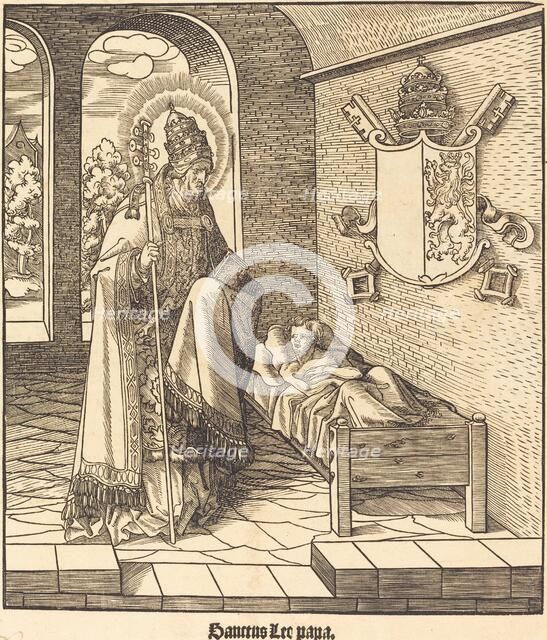 Saint Leo (Pope Leo IX), 1516/1518. Creator: Leonhard Beck.