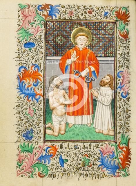 Saint Leonard; Book of Hours, about 1430-1440. Creator: Fastolf Master.
