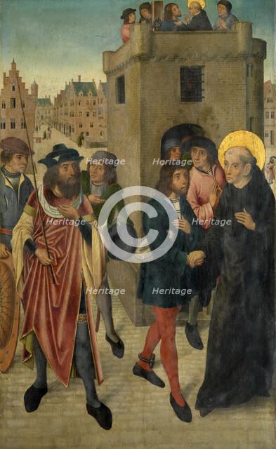 Saint Leonard Liberating Captives, 1475-1499. Creator: Anon.