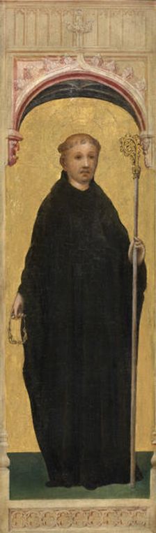 Saint Leonard of Noblac, 1400-1425. Creator: Anon