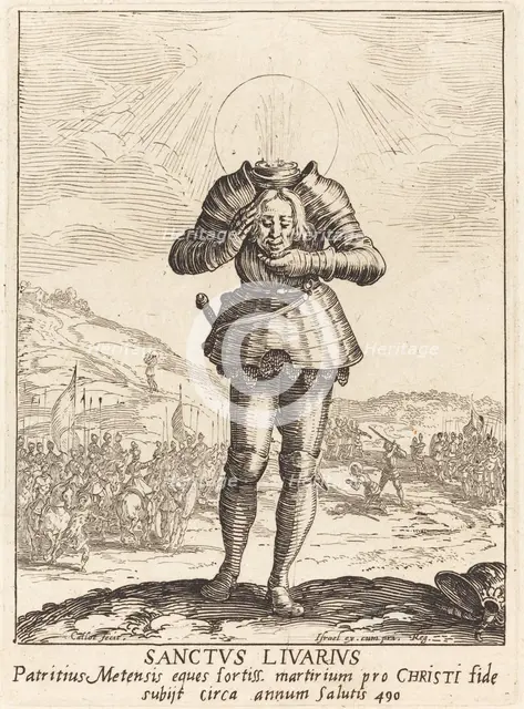 Saint Livier. Creator: Jacques Callot.