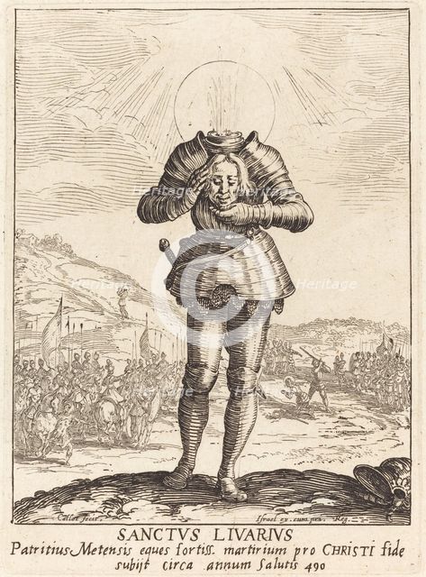 Saint Livier. Creator: Jacques Callot.
