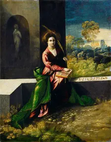 Saint Lucretia, c. 1520. Creator: Dosso Dossi