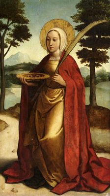 Saint Lucy, 1st third of the 16th century. Creator: Unknown