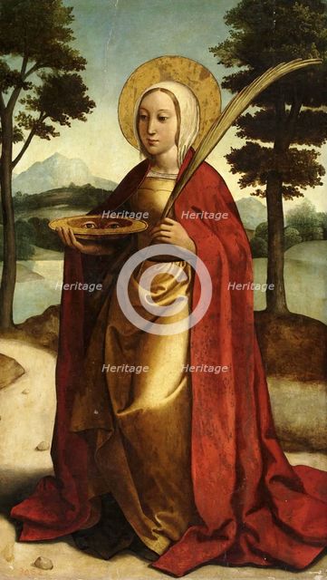 Saint Lucy, 1st third of the 16th century. Creator: Unknown.