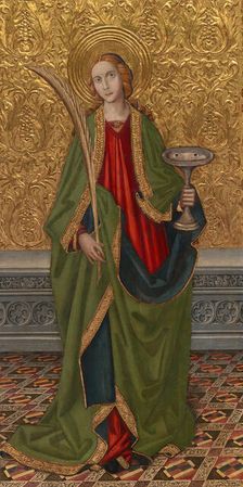 Saint Lucy, About 1500. Creators: Vergós Workshop, Rafael Vergós