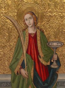 Saint Lucy, About 1500. Creators: Vergós Workshop, Rafael Vergós