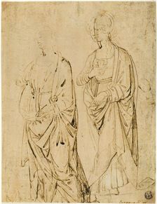 Saint Lucy and a Saint (recto), 1500/12. Creators: Donnino di Domenico di Donnino, Agnolo di Domenico di Donnino