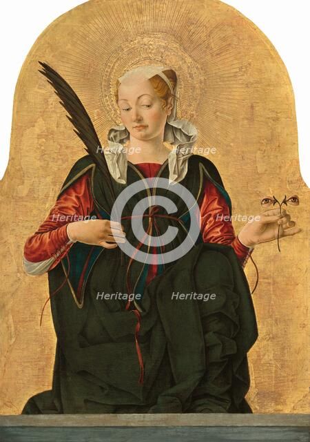 Saint Lucy, c. 1473/1474. Creator: Francesco del Cossa.