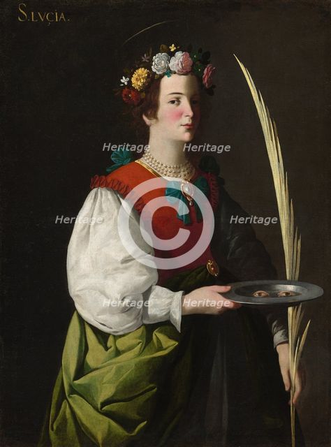 Saint Lucy, c. 1625/1630. Creator: Francisco de Zurbaran.