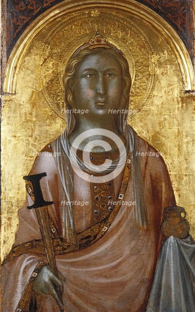 Saint Lucy, c1340. Creator: Niccolo di Segna.