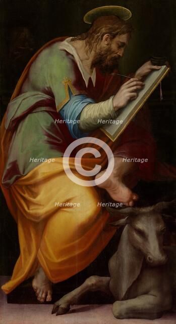 Saint Luke, 1570-1571. Creator: Giorgio Vasari.