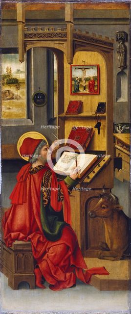 Saint Luke the Evangelist, 1478. Artist: Mälesskircher, Gabriel (ca. 1425-1495)