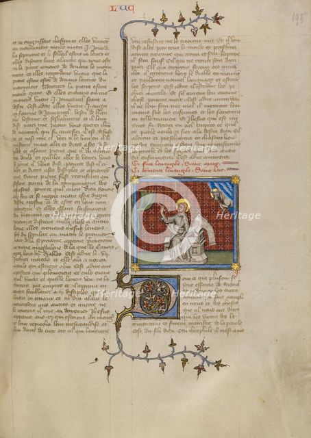 Saint Luke, about 1360-1370. Creator: Master of Jean de Mandeville.