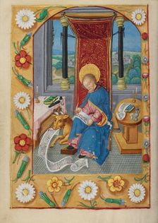 Saint Luke; Book of Hours, early 16th century. Creator: Unknown