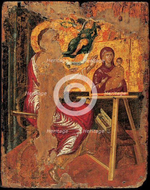 Saint Luke Drawing the Virgin, 1560s. Artist: El Greco, Dominico (1541-1614)