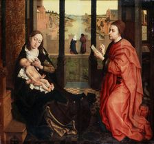 Saint Luke Drawing the Virgin 15th century. Artist: Rogier Van der Weyden