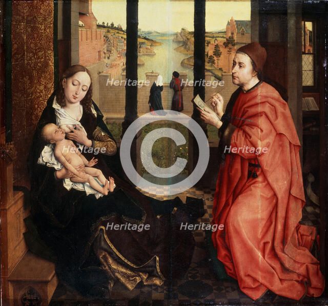 'Saint Luke Drawing the Virgin', 15th century.  Artist: Rogier Van der Weyden