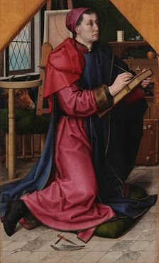 Saint Luke Drawing the Virgin, 15th century. Creator: Goes, Hugo, van der (1435-1482)