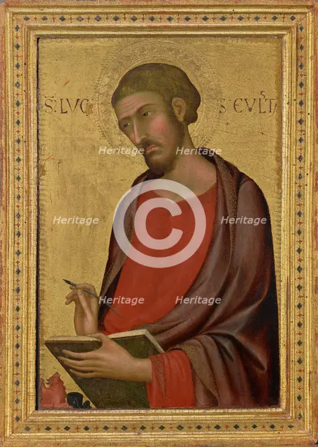 Saint Luke, (early 1330s?). Creator: Simone Martini.