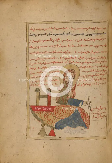 Saint Luke; Gospel Book, 1386. Creator: Unknown.