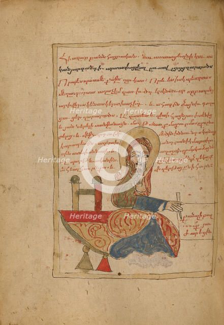 Saint Luke; Gospel Book, 1386. Creator: Unknown.