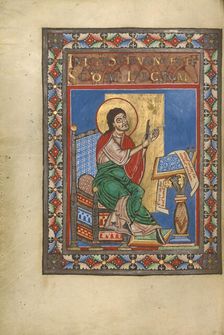 Saint Luke; Gospel Book, about 1120-1140. Creator: Unknown