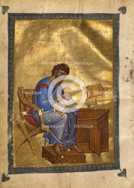 Saint Luke; Gospel Book, late 13th century. Creator: Unknown.