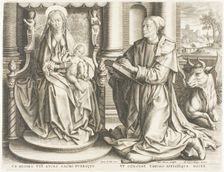 Saint Luke Painting the Virgin, n.d. Creator: Antoine Joseph Wiertz