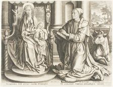 Saint Luke Painting the Virgin, n.d. Creator: Antoine Joseph Wiertz
