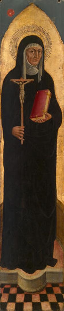 Saint Monica from an Augustinian altarpiece, 1450/75. Creator: Unknown