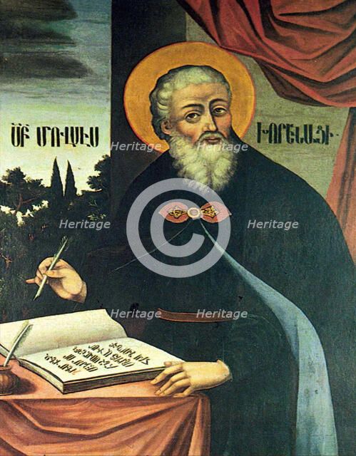 Saint Moses of Chorene. Artist: Hovnatanyan, Hovnatan (ca 1730-1801)