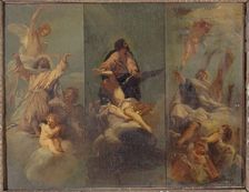 Saint Mathias, Saint James the Greater and Saint Andrew, between 1701 and 1750. Creator: Unknown