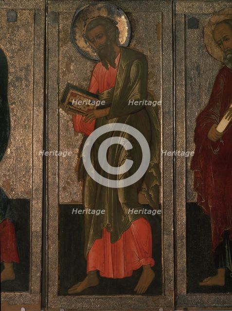 Saint Matthew the Apostle (From the Deesis range), 16th century. Artist: Russian icon  