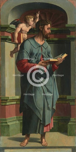 Saint Matthew the Evangelist, First Half of 16th cen. Creator: Cornelis Buys the Younger.