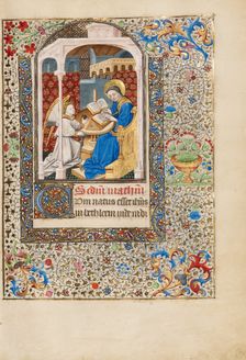 Saint Matthew; Book of Hours, about 1440-1450. Creator: Workshop of the Bedford Master