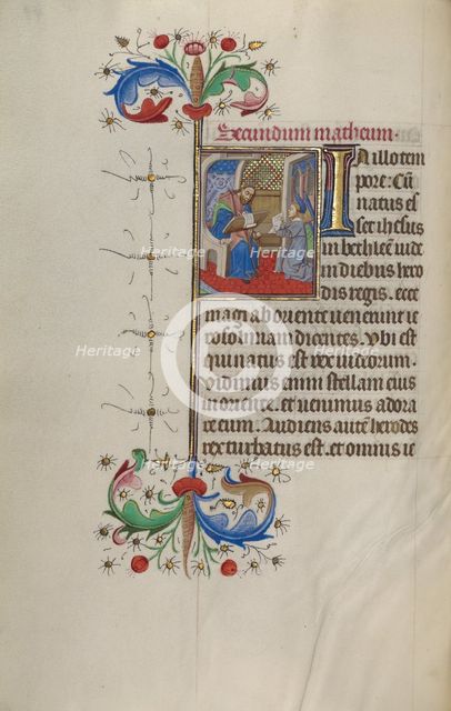 Saint Matthew; Book of Hours, about 1450-1455. Creator: Master of the Lee Hours.