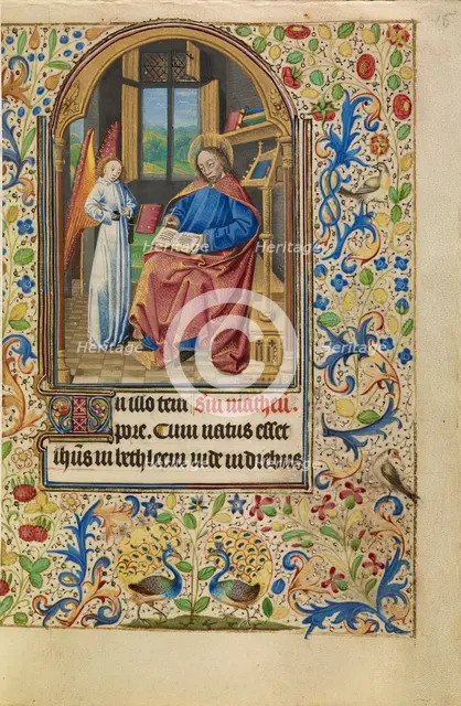 Saint Matthew; Book of Hours, about 1466-1470. Creator: Master of Jacques of Luxembourg.