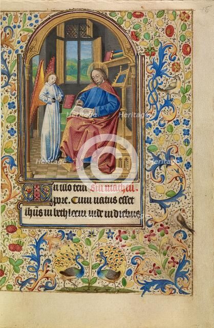 Saint Matthew; Book of Hours, about 1466-1470. Creator: Master of Jacques of Luxembourg.