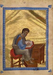Saint Matthew; Gospel Book, late 13th century. Creator: Unknown