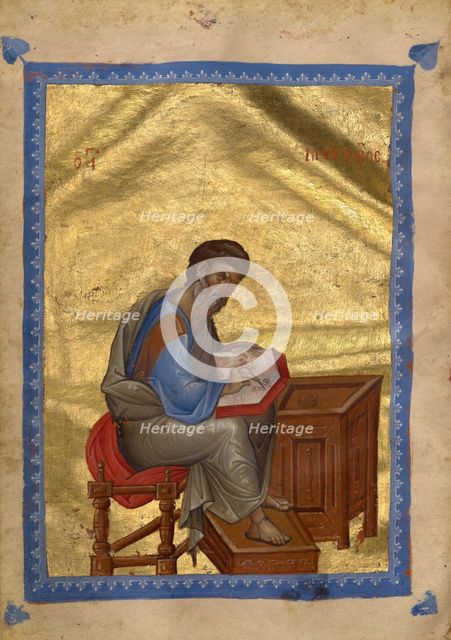 Saint Matthew; Gospel Book, late 13th century. Creator: Unknown.