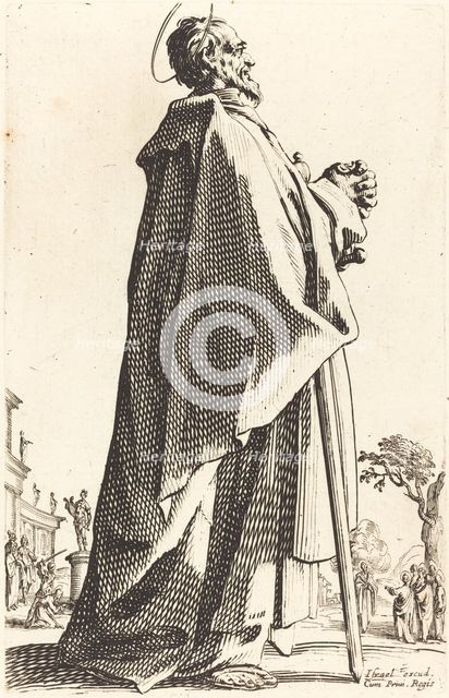 Saint Matthew, published 1631. Creator: Jacques Callot.
