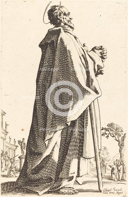 Saint Matthew, published 1631. Creator: Jacques Callot.