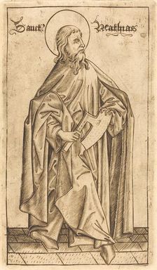 Saint Matthias (?), c. 1470/1480. Creator: Israhel van Meckenem